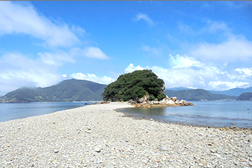 貝付小島とエンジェルロード